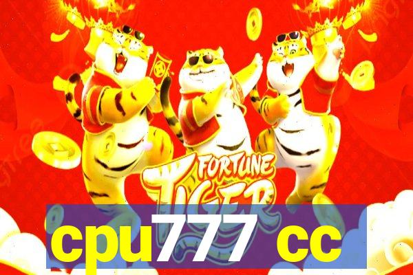 cpu777 cc